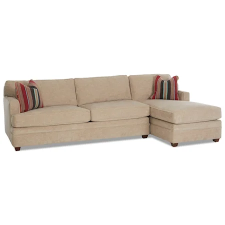 2-Piece Sectional Sofa with LAF Dreamquest Sleeper
